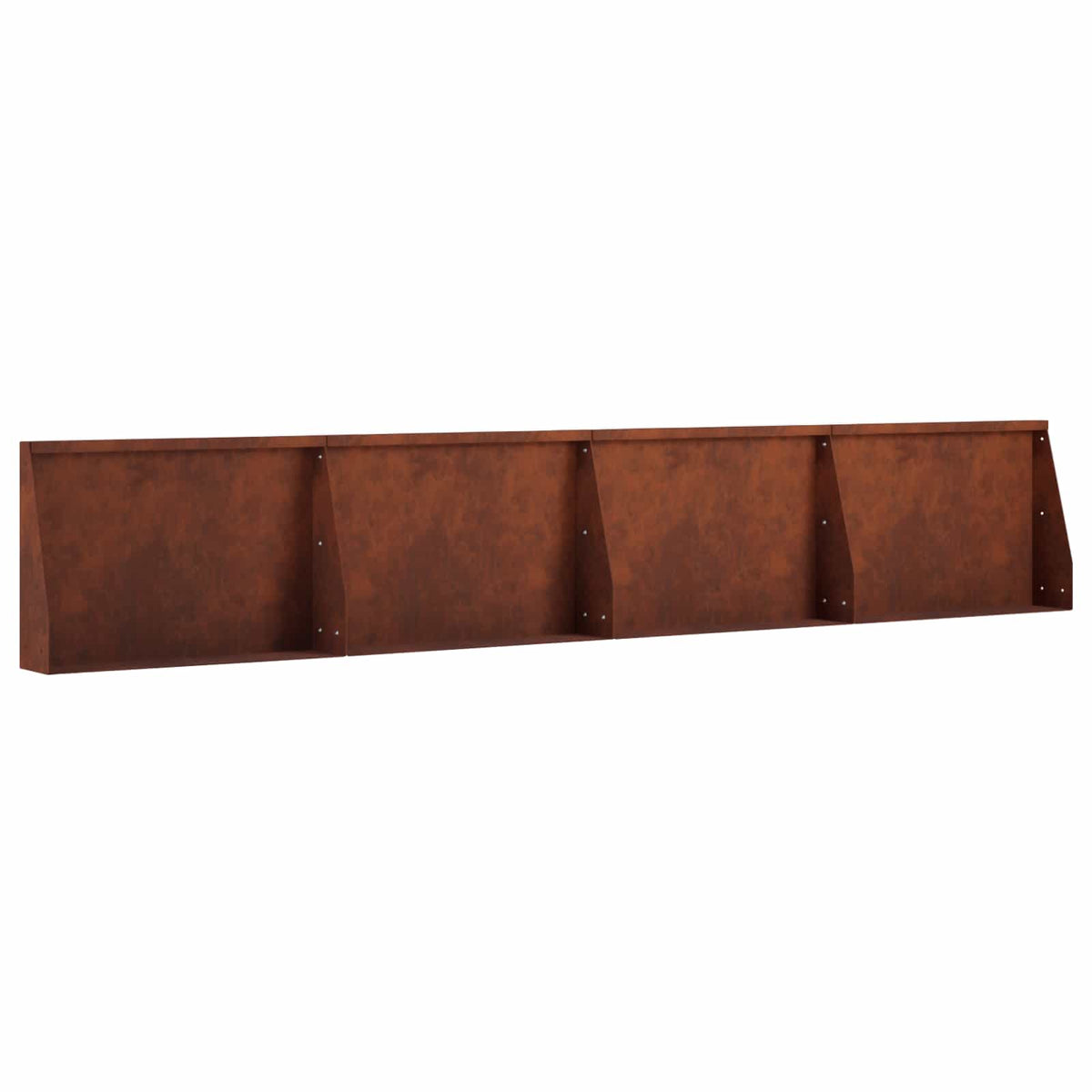 Retaining Wall 60 x 12 x 40 cm Steel 4 pcs Weathering steel