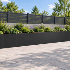 Retaining Wall Steel Black