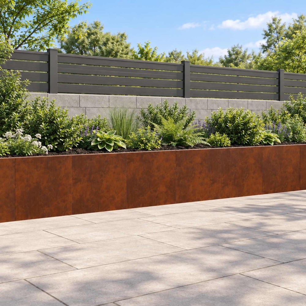 Retaining Wall Steel Weathering