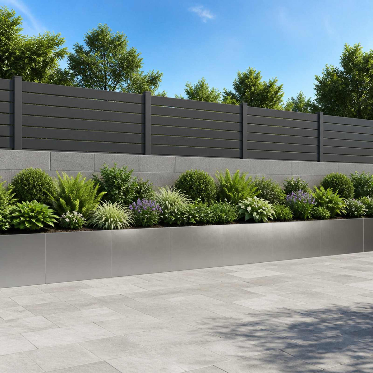 Retaining Wall Steel Stainless
