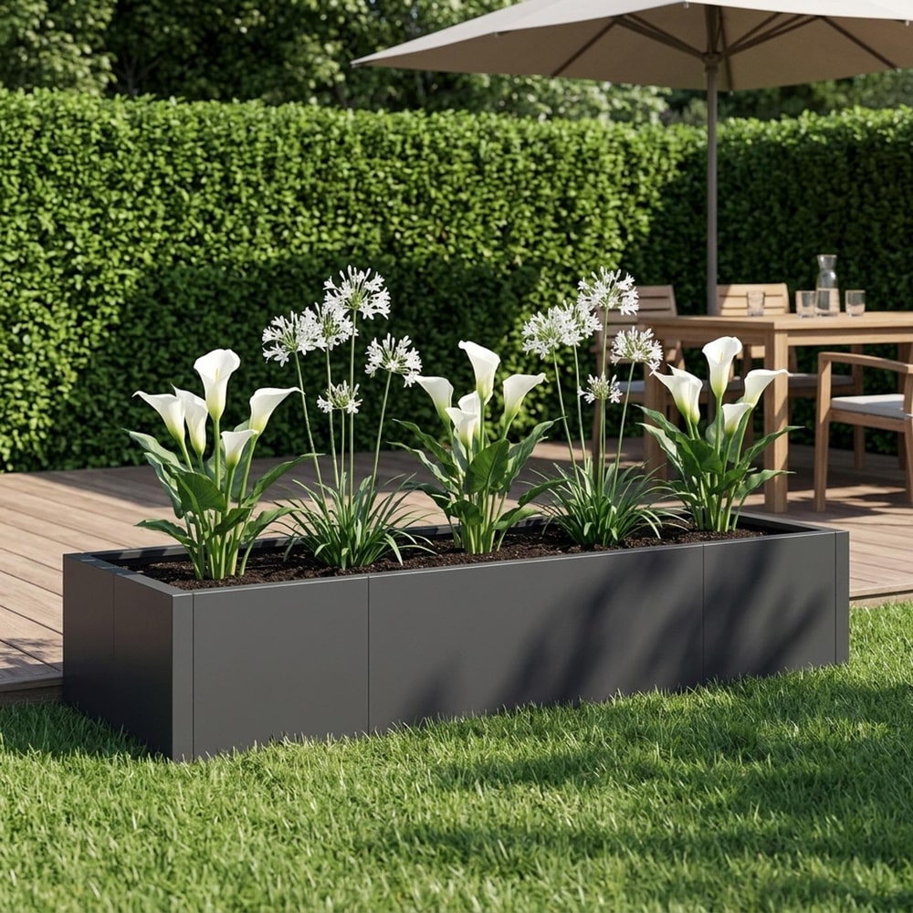 Retaining Wall Steel Black