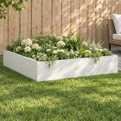Retaining Wall Steel White