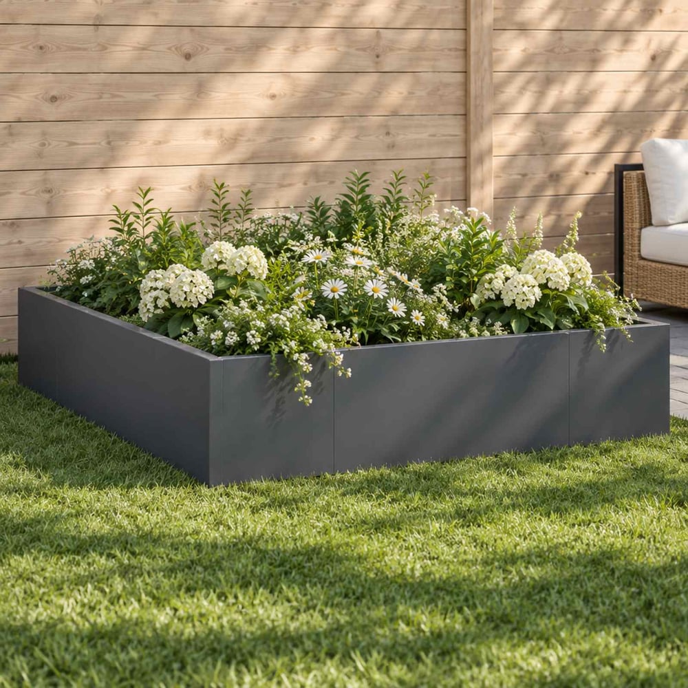 Retaining Wall Steel Anthracite