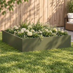 Retaining Wall Steel Olive green