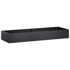 Retaining Wall 8 pcs 300 x 100 x 50 cm Steel Black