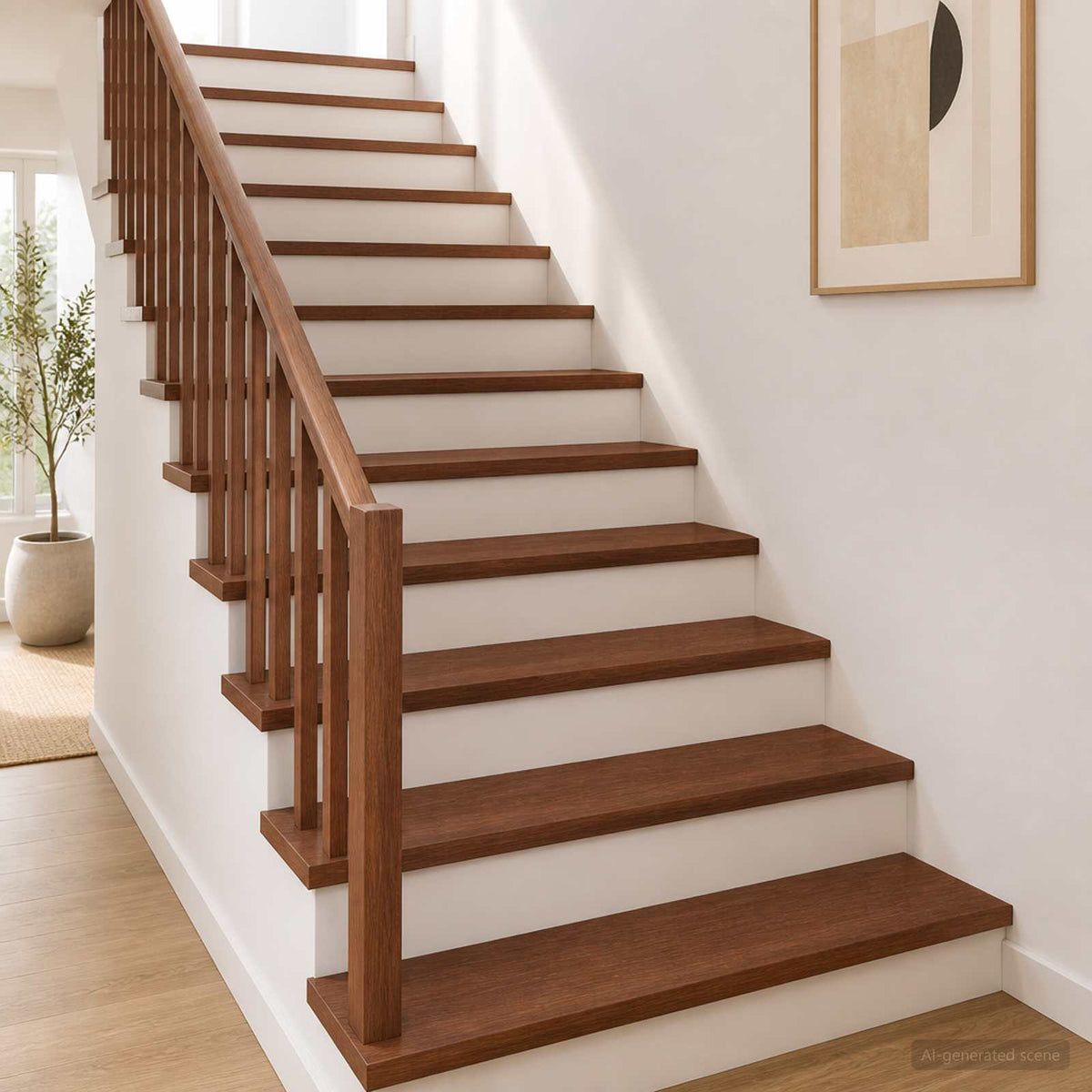 Stair Tread Solid Oak Wood Depth 30 cm 20 pcs Dark Brown 100 cm