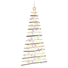vidaXL Hanging Christmas Tree 150 cm 80 LEDs Multicolour 2