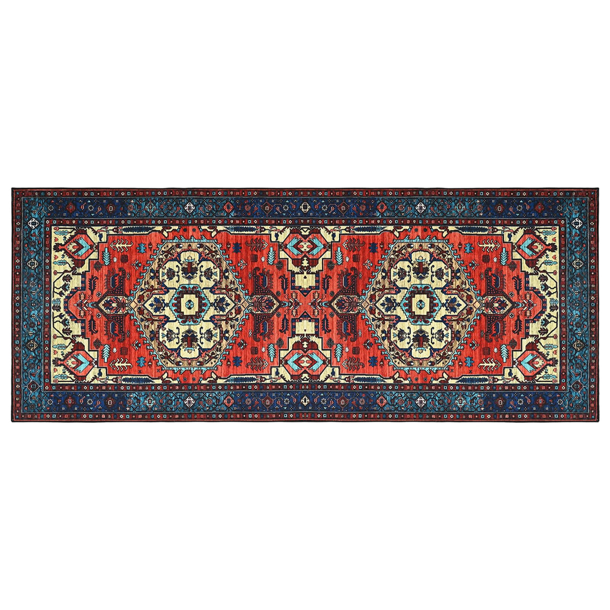 Rug Runner ORIZ 1150 gsm Width 80 cm Length 200 cm Red