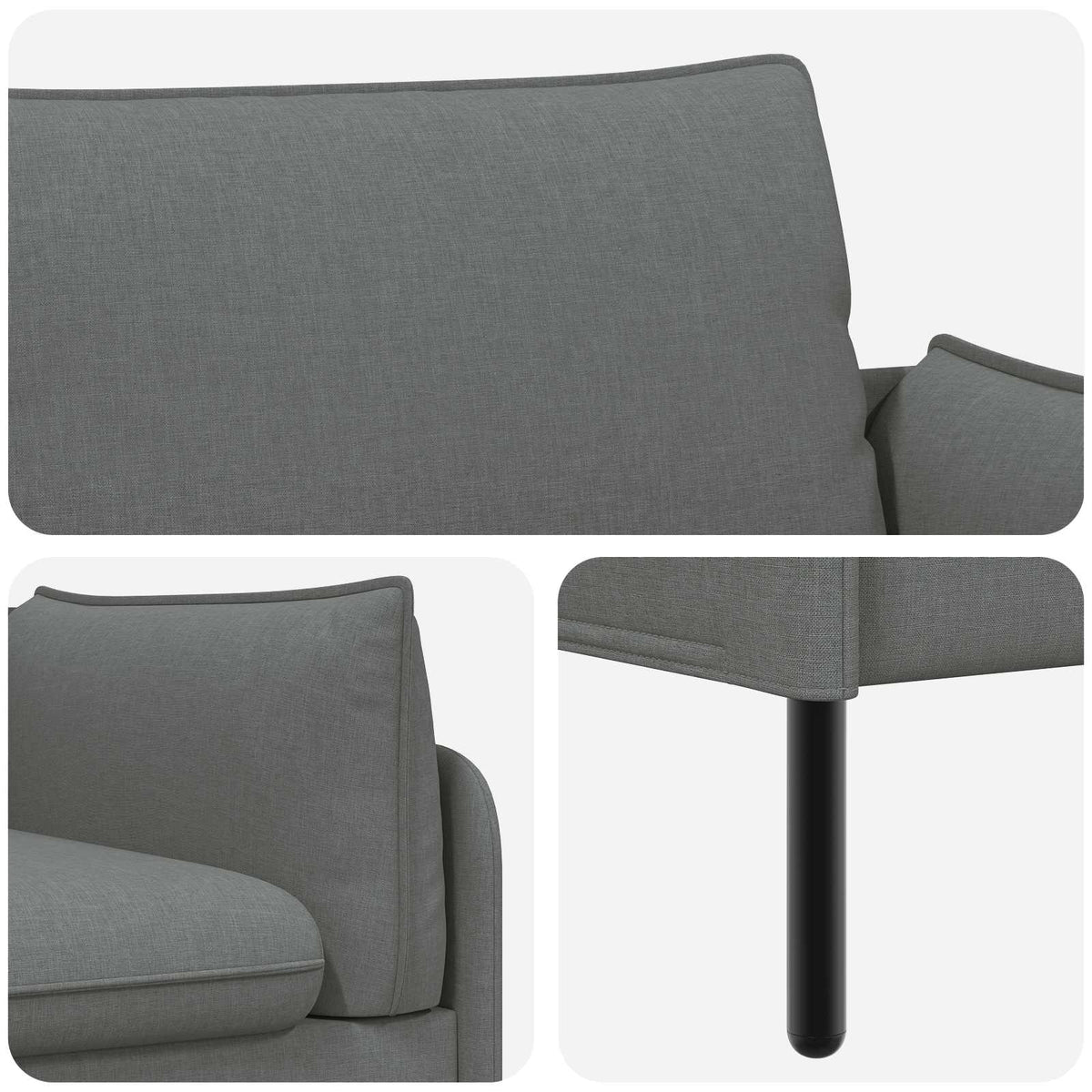 Sofa Fabric Dark grey