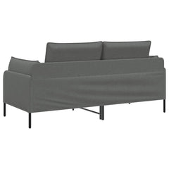 Sofa 188 x 81 x 89 cm Fabric 2-Seater Dark grey
