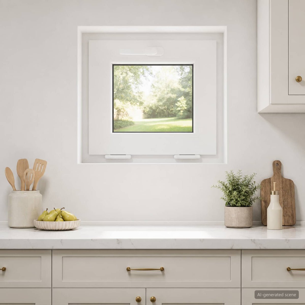 Basement Window Internal Colour RISOR Glazing White Length