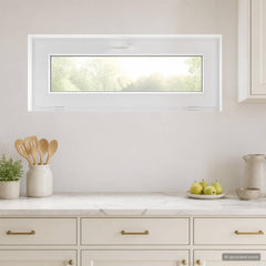 Basement Window Internal Colour RISOR Triple Glazing White Length