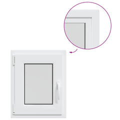 Basement Window Internal Colour RISOR Tilting Turn Left White