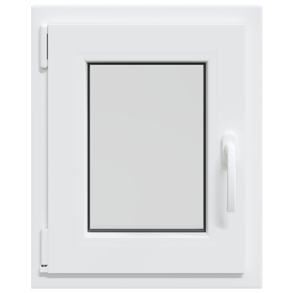 Basement Window Internal Colour RISOR Tilting Turn Left White