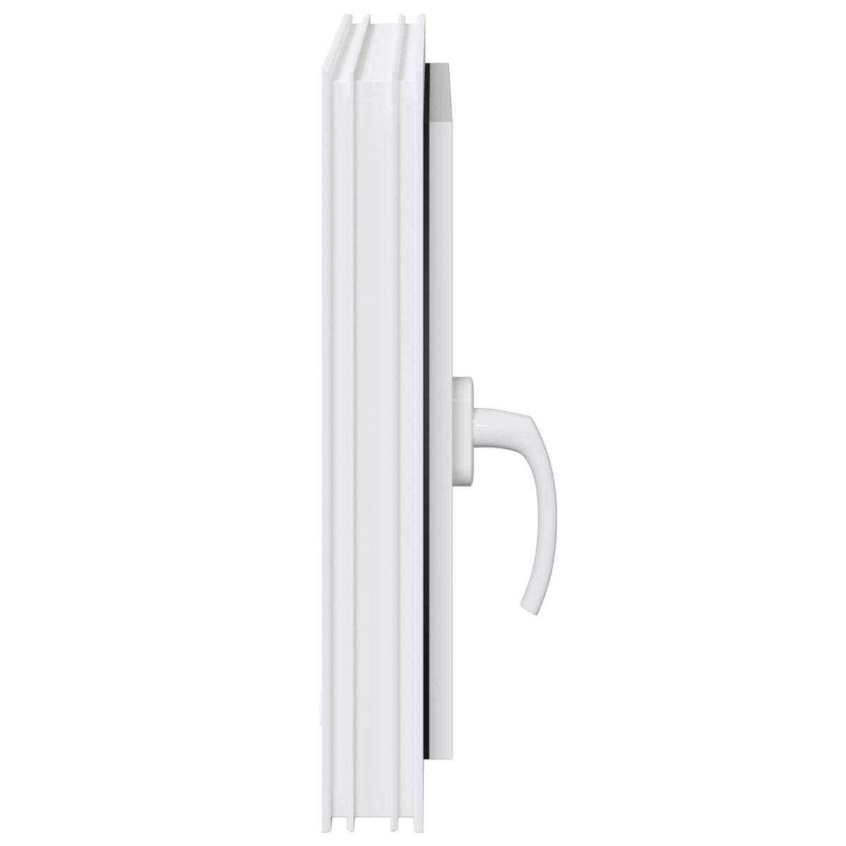 Basement Window Internal Colour RISOR 40 x 55 cm Tilting and Turn Right White Two-layer 45 cm