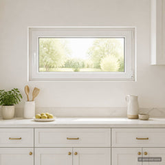 Basement Window Internal Colour RISOR 40 x 55 cm Tilting and Turn Right White Two-layer 110 cm