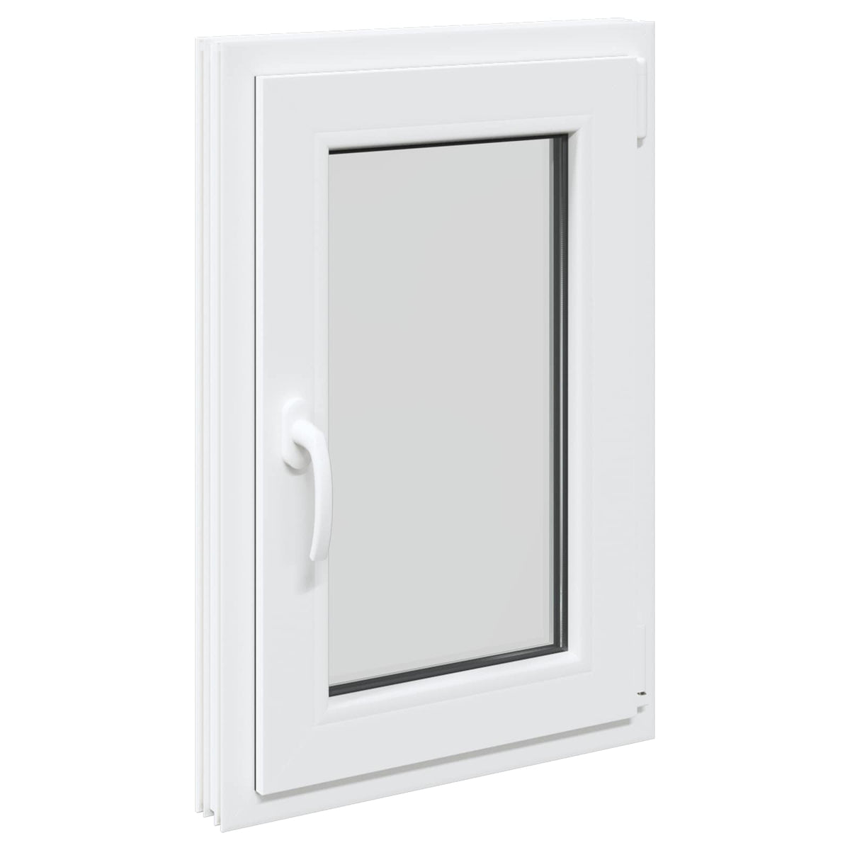 Basement Window Internal Colour RISOR 40 x 70 cm Tilting and Turn Right White Three-layer 40 cm