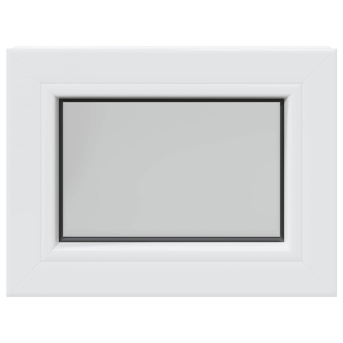 Cellar Window Internal Colour White RISOR with Double Glazing Width 35 cm 30 cm