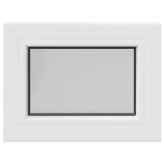 Cellar Window Internal Colour White RISOR with Double Glazing Width 35 cm 30 cm