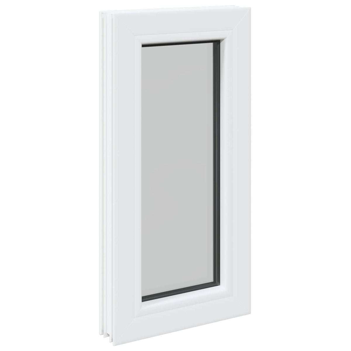 Cellar Window Internal Colour White RISOR with Double Glazing Width 30 cm 40 cm