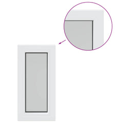 Cellar Window Internal Colour White RISOR with Double Glazing Width 30 cm 40 cm