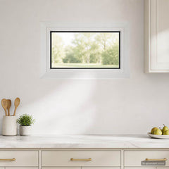 Cellar Window Internal Colour White RISOR with Triple Glazing Width 35 cm 30 cm