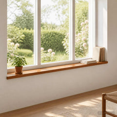 Window Sills 2 pcs Solid Oak Wood Brown