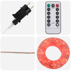 Christmas LED Rope Light 120 LEDs Red 50 m