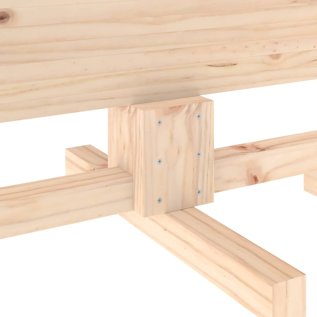 Wooden Christmas Tree KOTKA Solid Pine Wood Natural Natural (unfinished) 180 cm