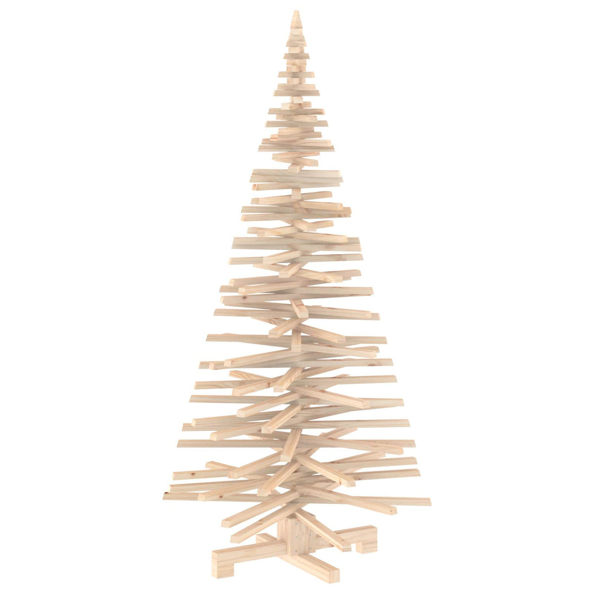 Wooden Christmas Tree KOTKA Solid Pine Wood Natural Natural (unfinished) 180 cm