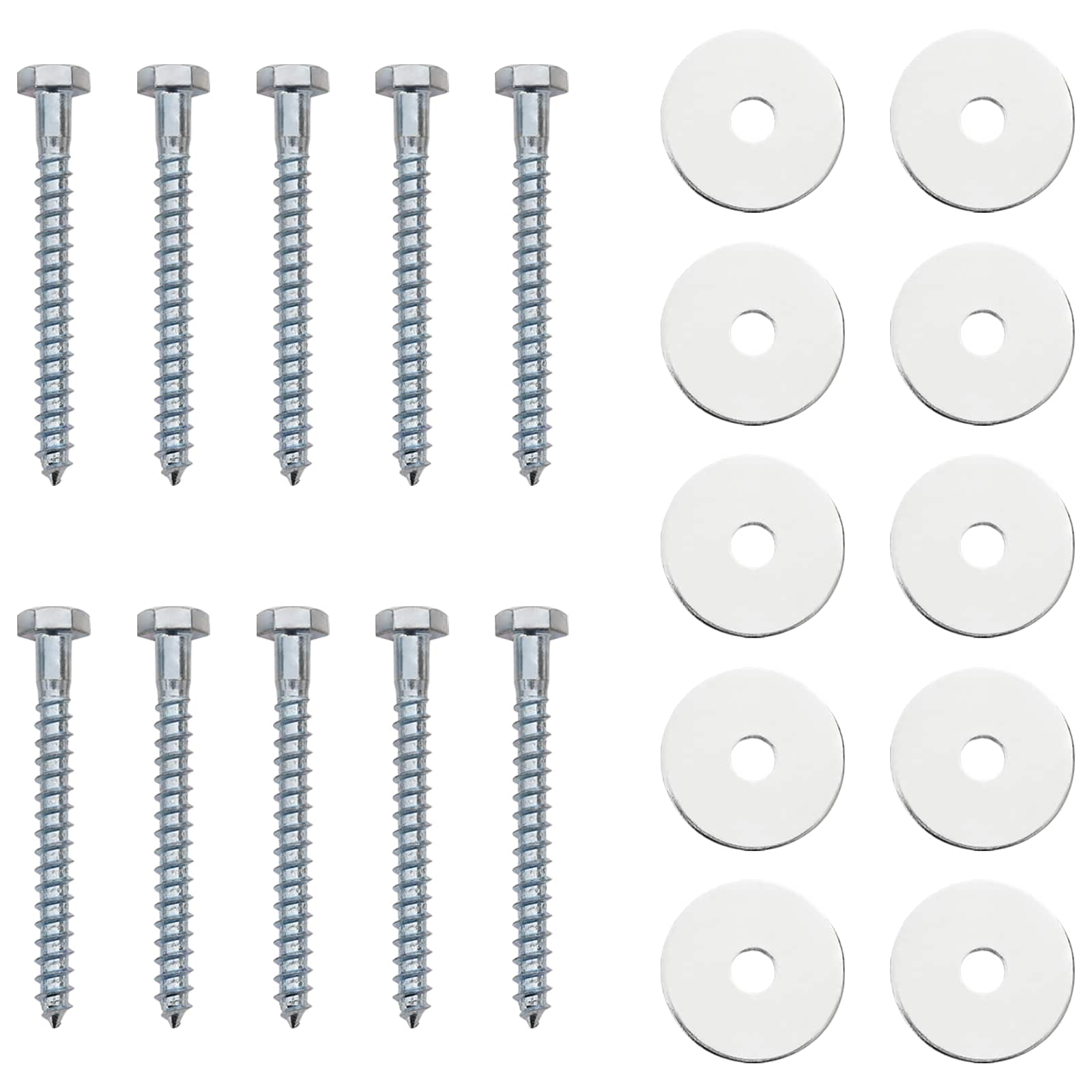 vidaXL Earth anchor 10 pcs Ø10 x 50 cm Galvanized Metal Silver 6