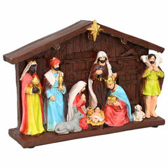 vidaXL Christmas Nativity Scene SALO 31 x 7.5 x 21.5 cm Resin 3