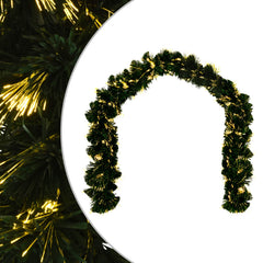 vidaXL Christmas Garland 48 LEDs Warm White PVC 2