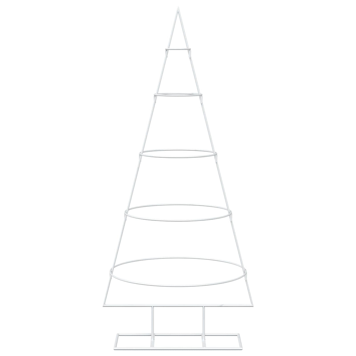 Metal Christmas Tree in White, image 4