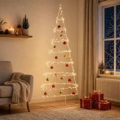 vidaXL Metal Christmas Tree with Stand KUOPIO Steel