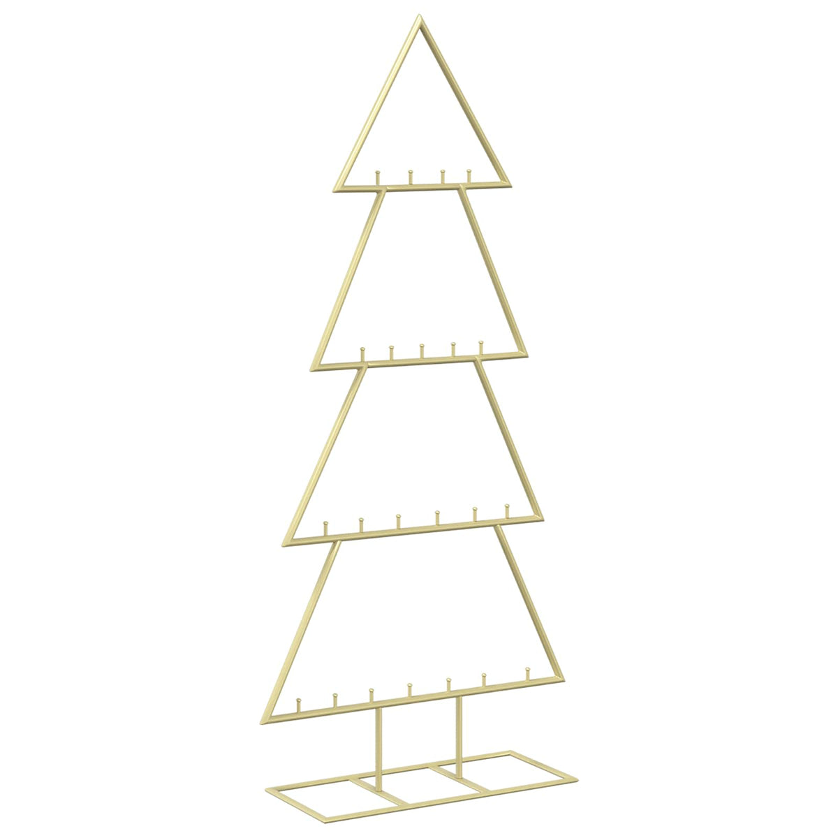 Metal Christmas Tree with Classic Stand KUOPIO 125 cm Steel, image 2