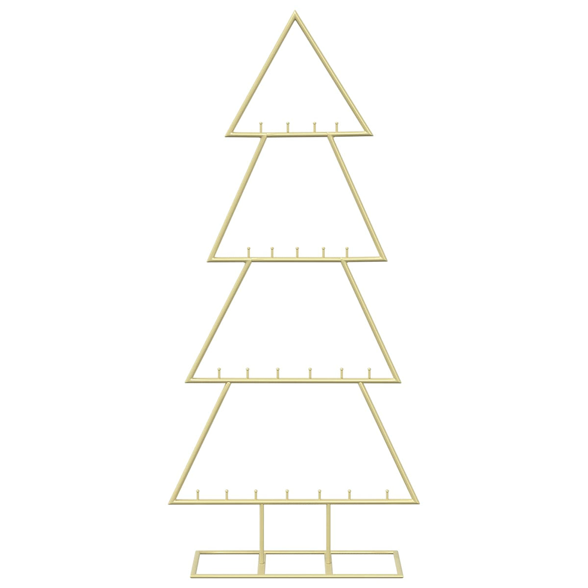 Metal Christmas Tree with Classic Stand KUOPIO 125 cm Steel, image 4