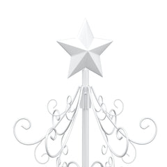 Metal Christmas Tree KUOPIO Steel White 60 cm