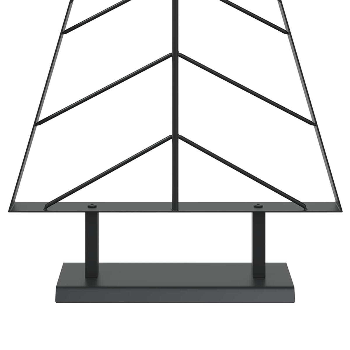 Metal Christmas Tree KUOPIO Steel Black 125 cm