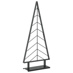 Metal Christmas Tree KUOPIO Steel Black 125 cm