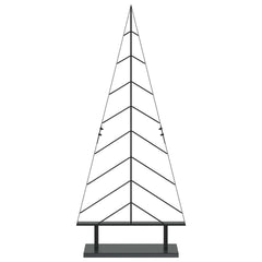Metal Christmas Tree KUOPIO Steel Black 125 cm