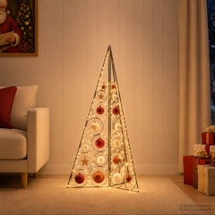 Metal Christmas Tree KUOPIO Steel Black 100 cm
