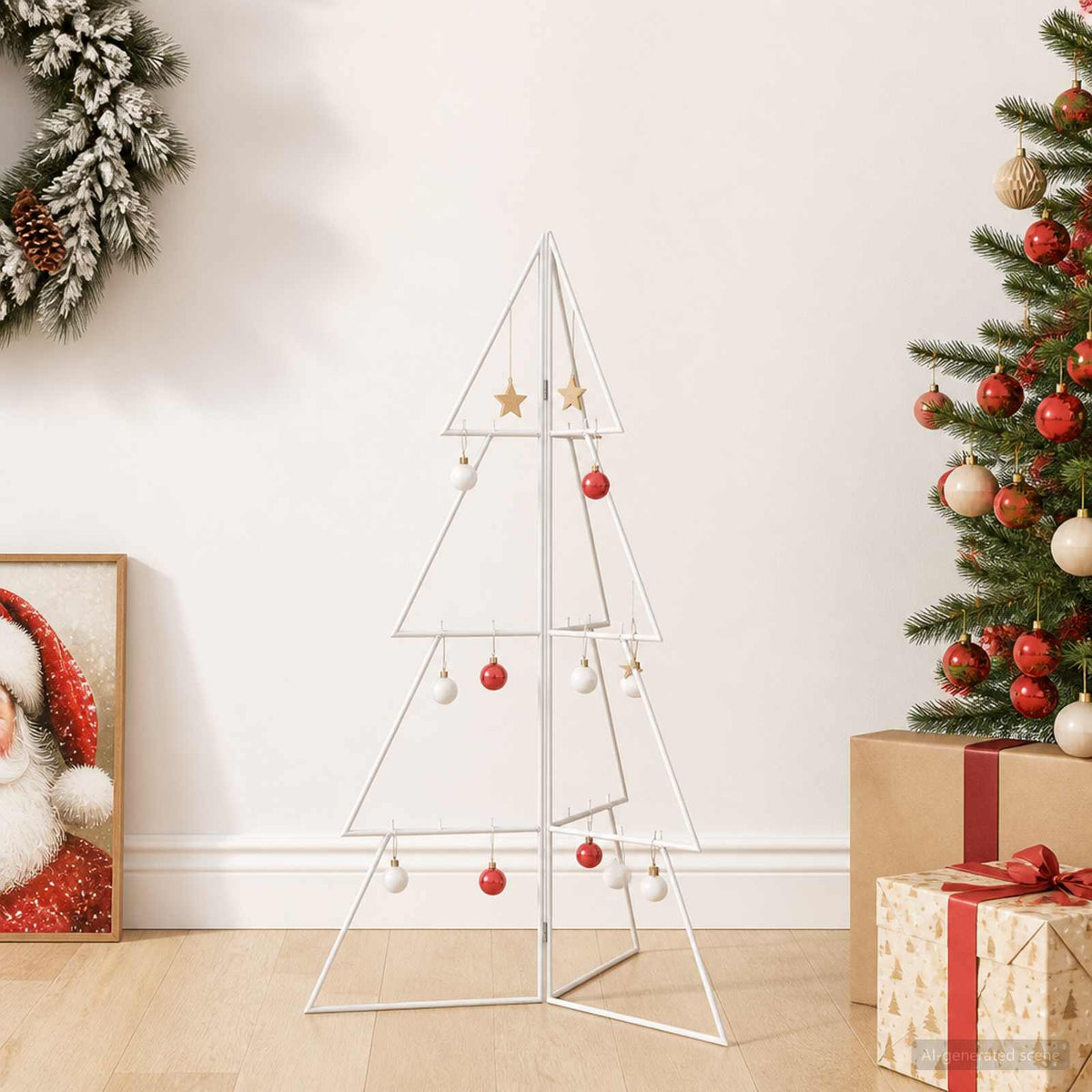 vidaXL Metal Christmas Tree with Folding Stand KUOPIO 100 cm Steel 3