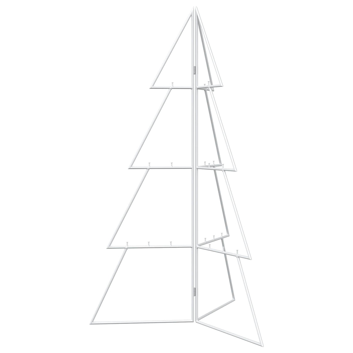 vidaXL Metal Christmas Tree with Folding Stand KUOPIO 100 cm Steel 2
