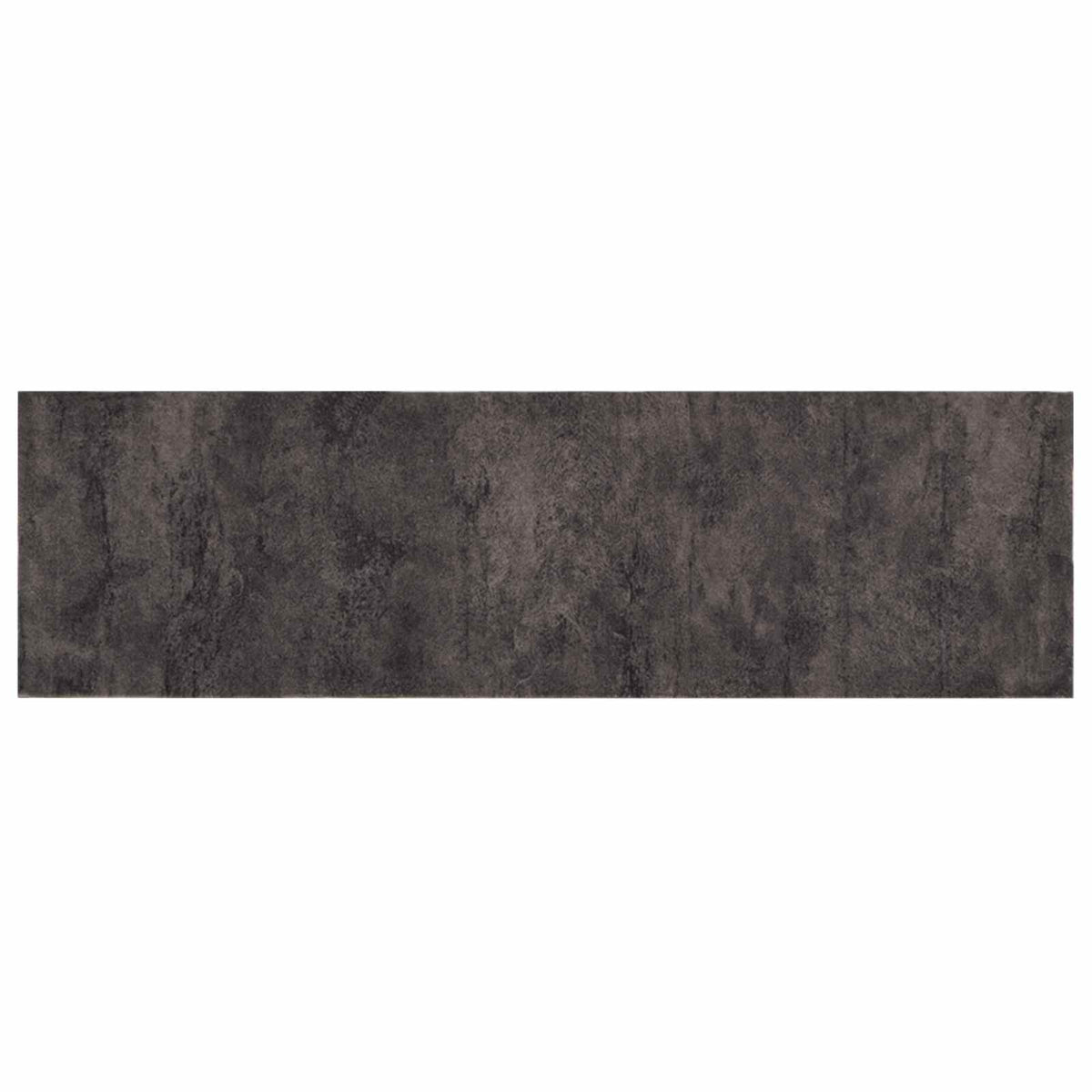 Kitchen Rug Black Concrete Polyamide Washable