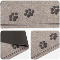 Kitchen Rug Grey Paws Polyamide Washable