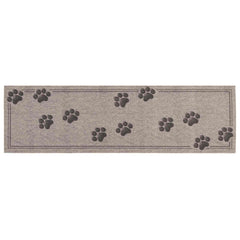 Kitchen Rug Grey Paws Polyamide Washable