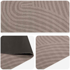 Kitchen Rug Brown Scandinavian Polyamide