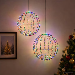 vidaXL Christmas Finial Light 192 LEDs 2 pcs