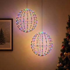 vidaXL Christmas Finial Light 192 LEDs 2 pcs